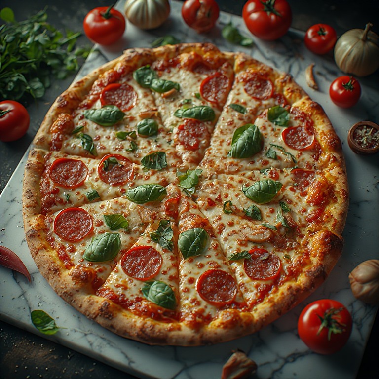 store and serving of pizza night