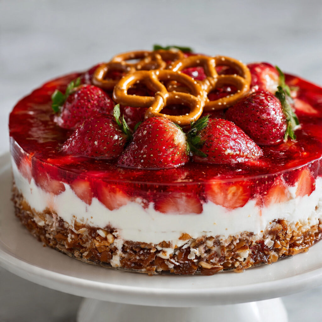 Strawberry Pretzel Salad