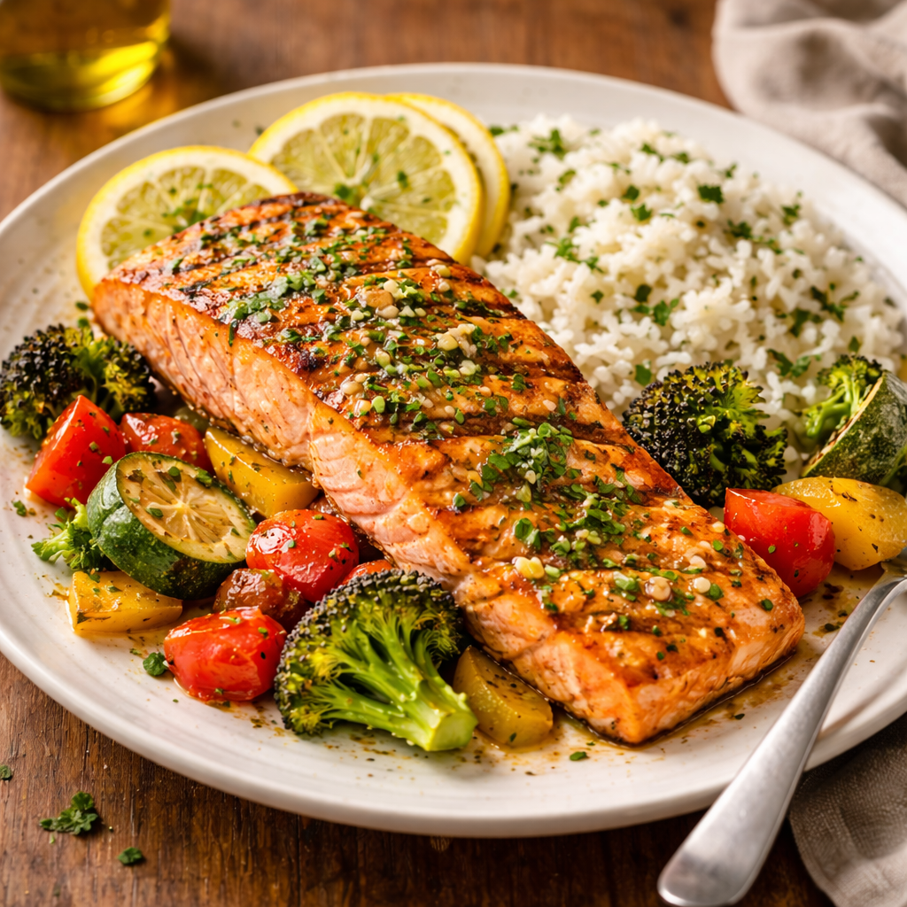 Grilled Salmon