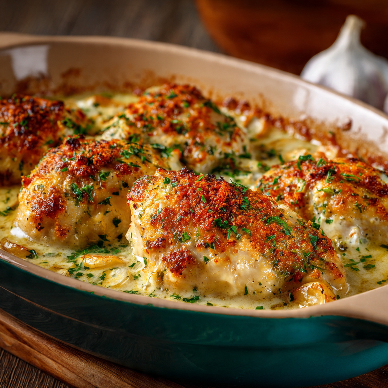 Garlic Chicken Bake