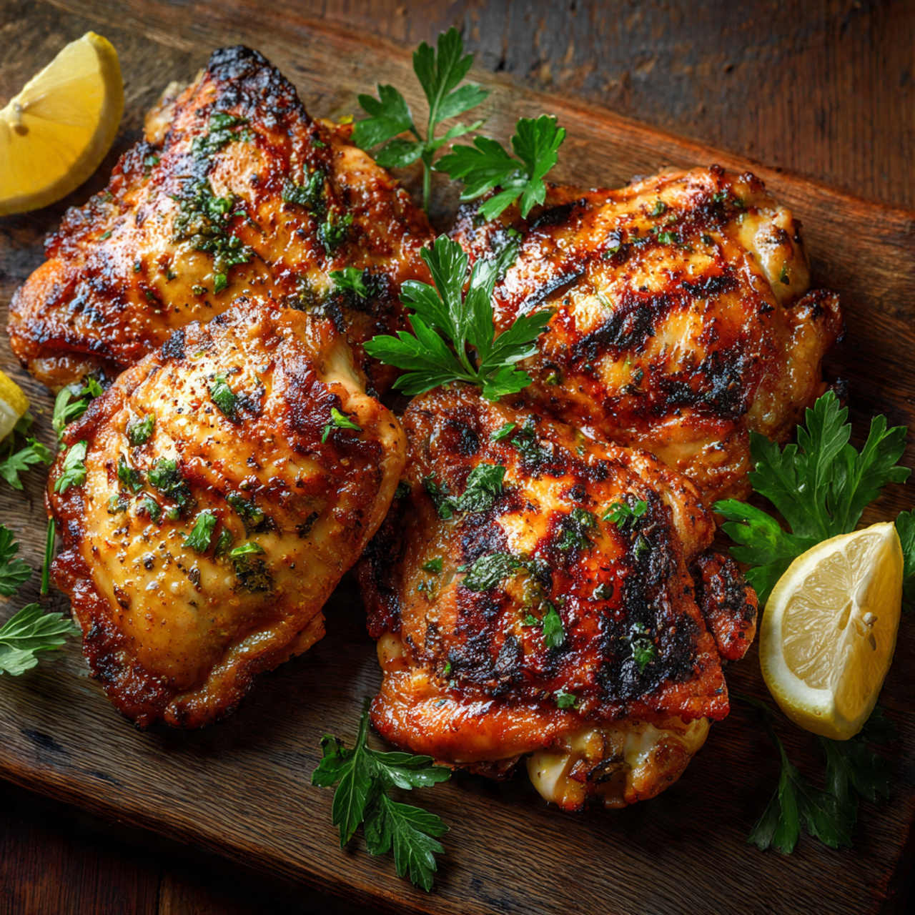 Grilled Chicken Thighs