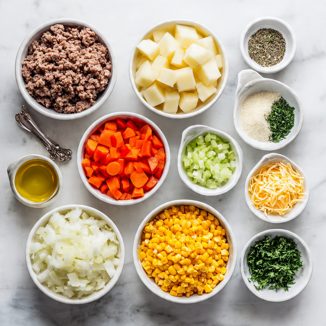 Hamburger Soup ingredients