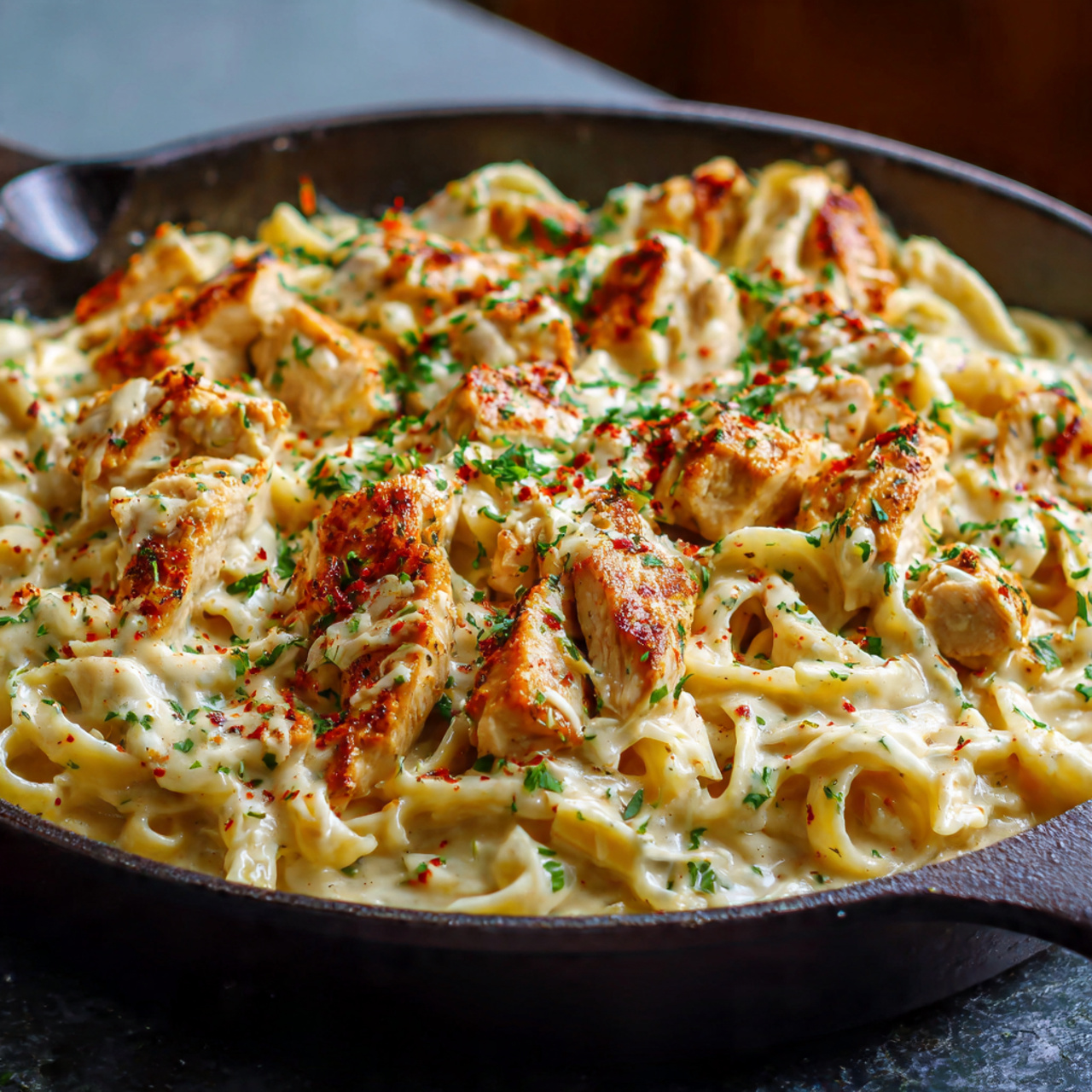 chicken alfredo pasta