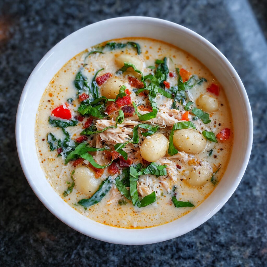 chicken gnocchi soup