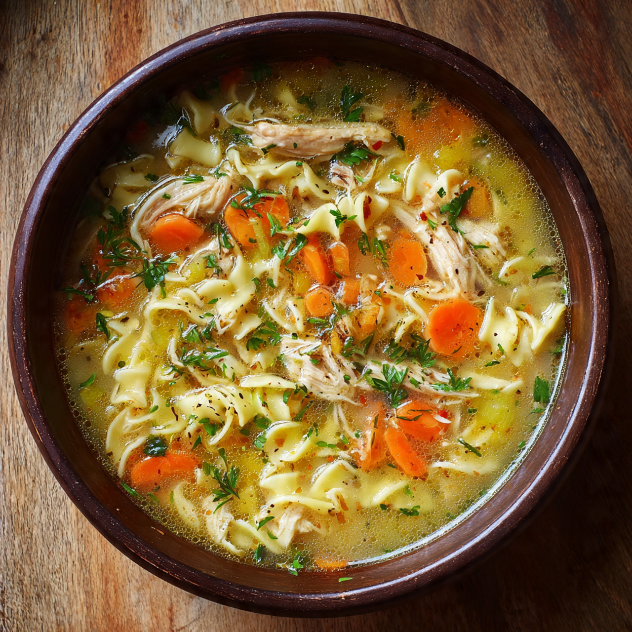 chicken noodle soup homemade