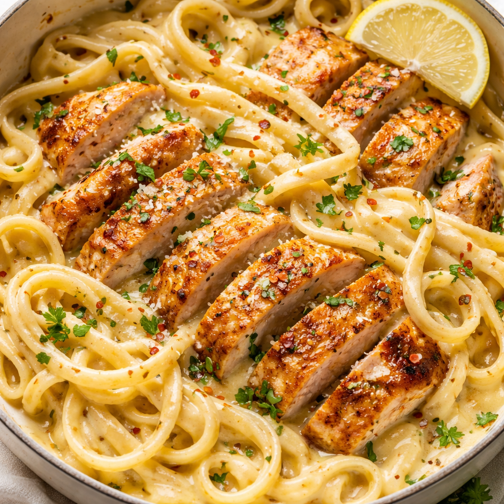 creamy chicken pasta