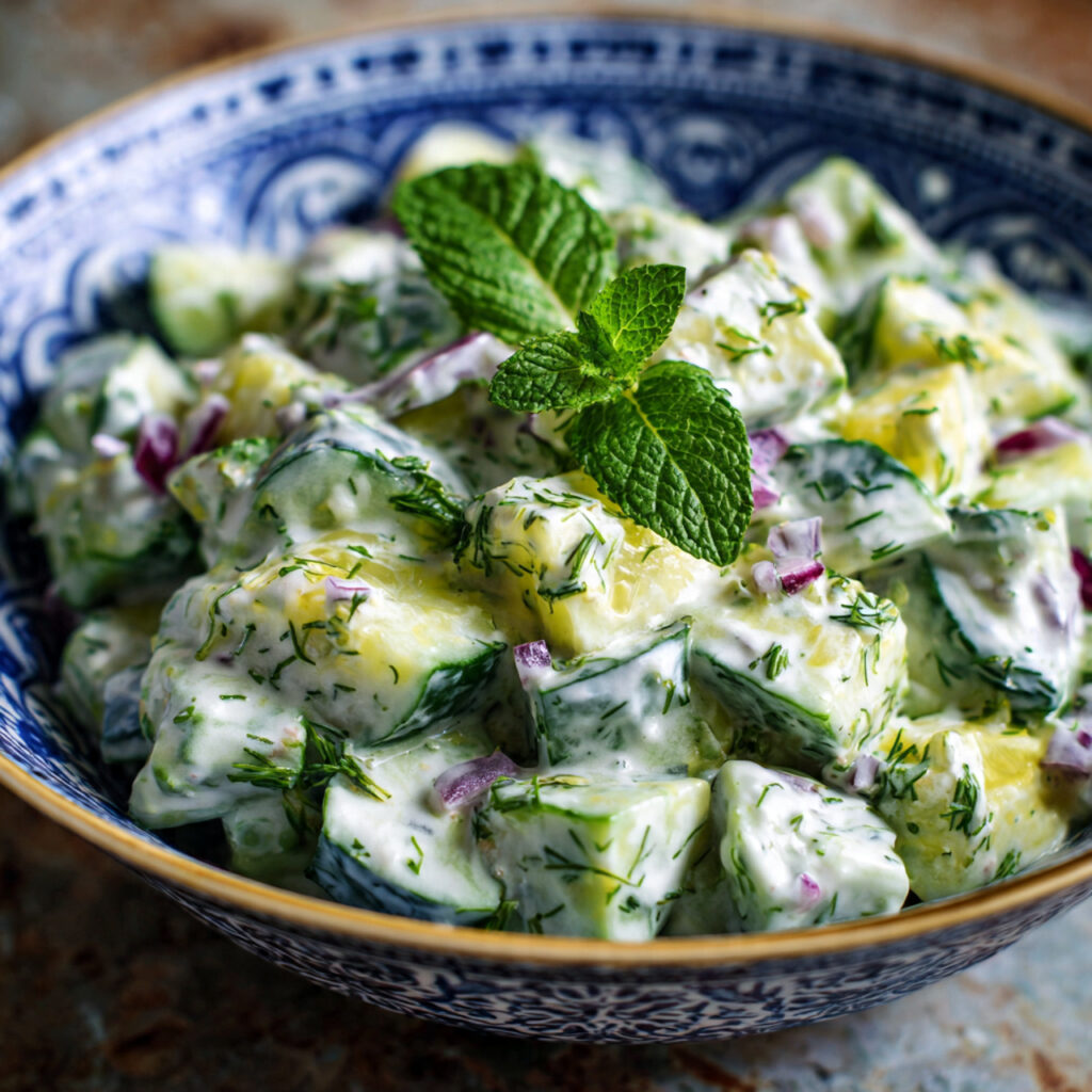 Creamy Cucumber Salad
