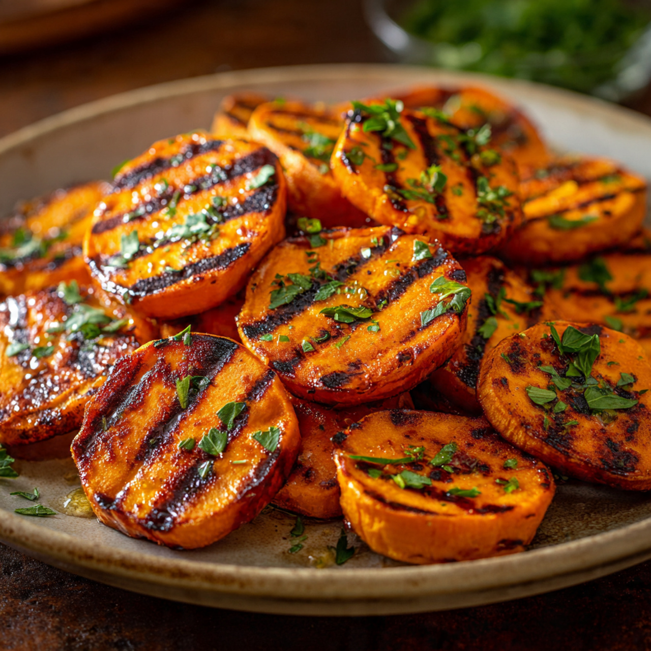 Grilled Sweet Potatoes