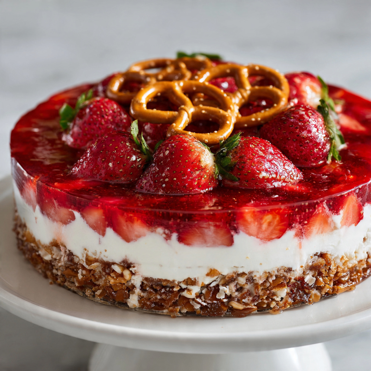 Strawberry Pretzel Salad