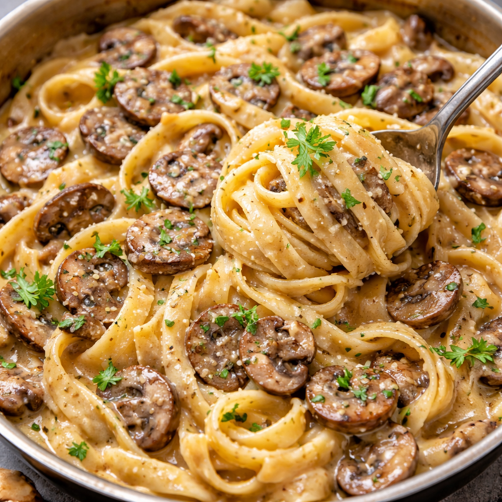 mushroom pasta
