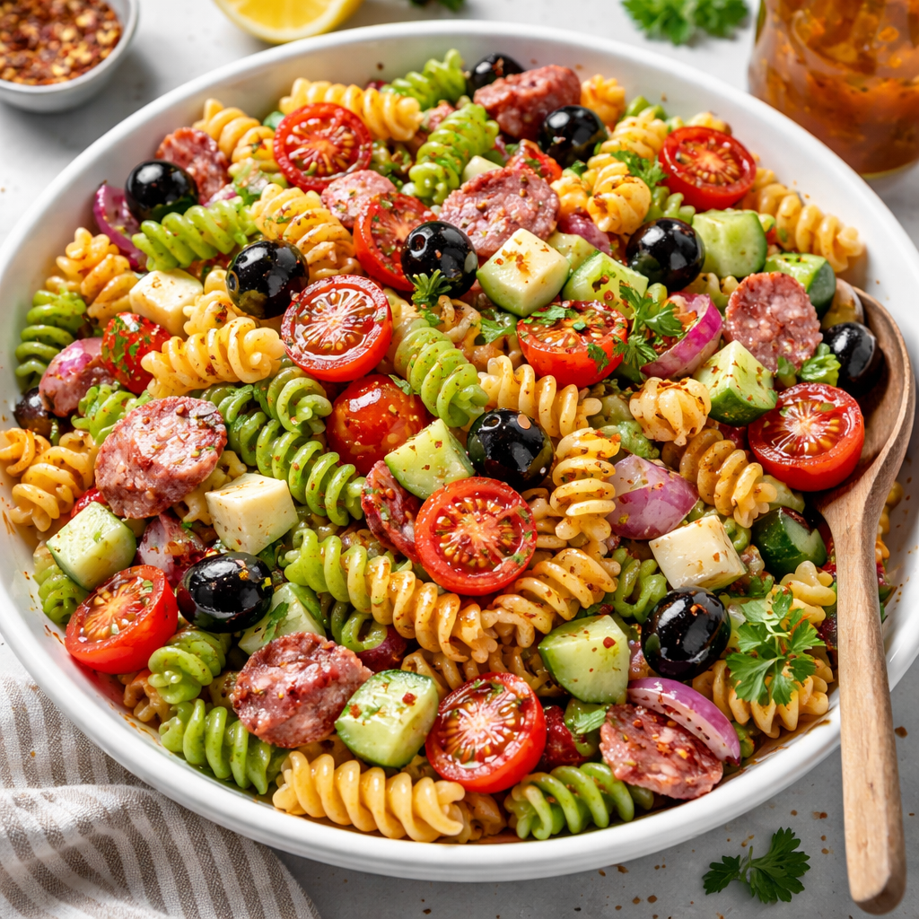 pasta salad with italian dressing