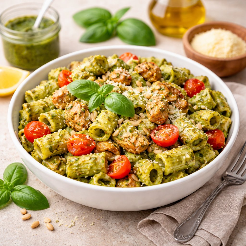 pesto chicken pasta