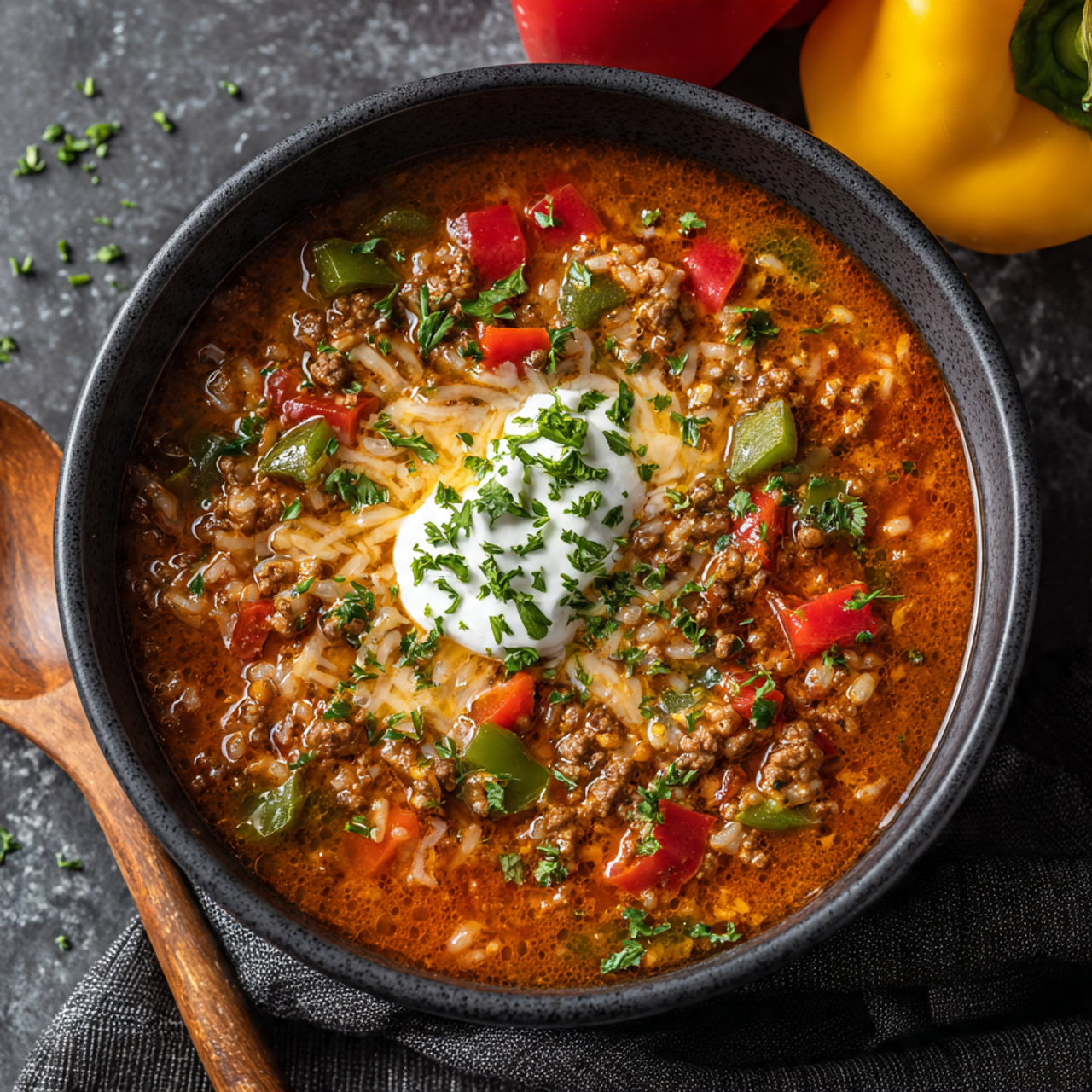 stuffed pepper soup