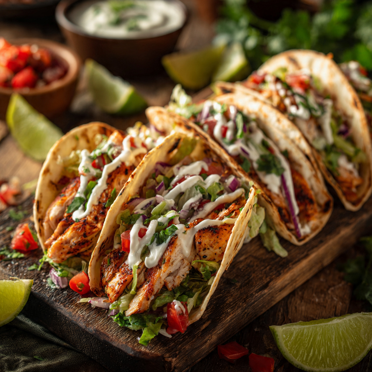 Grilled Chicken Tacos