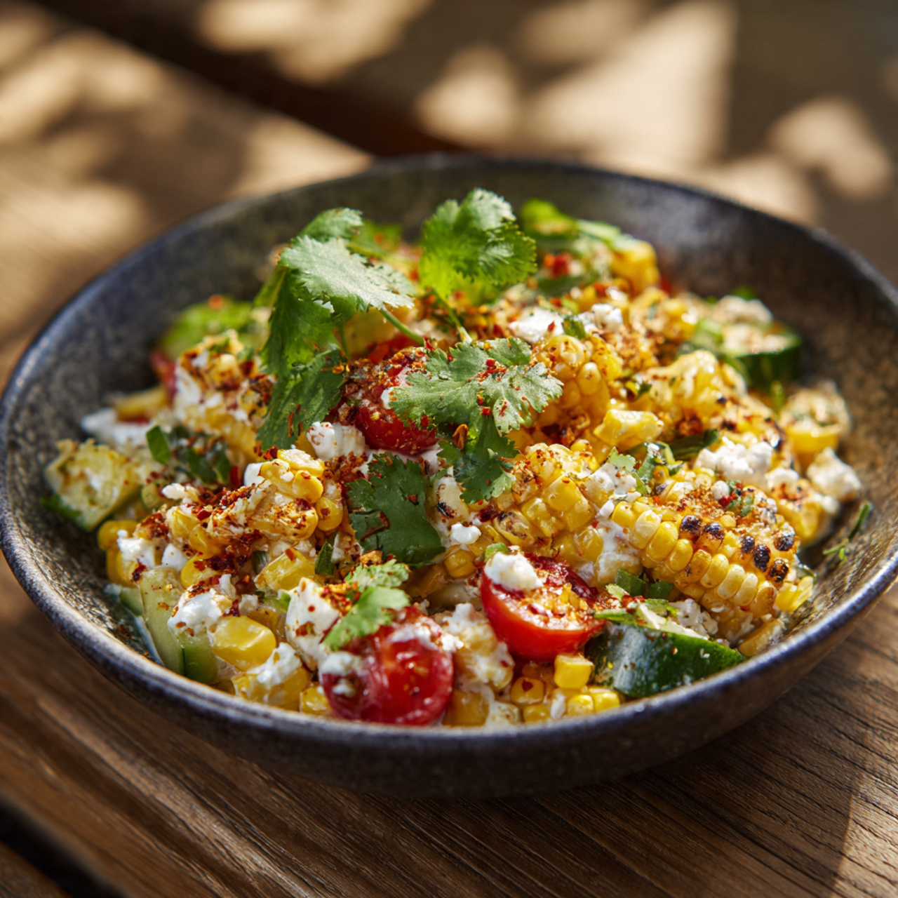 Grilled Corn Salad