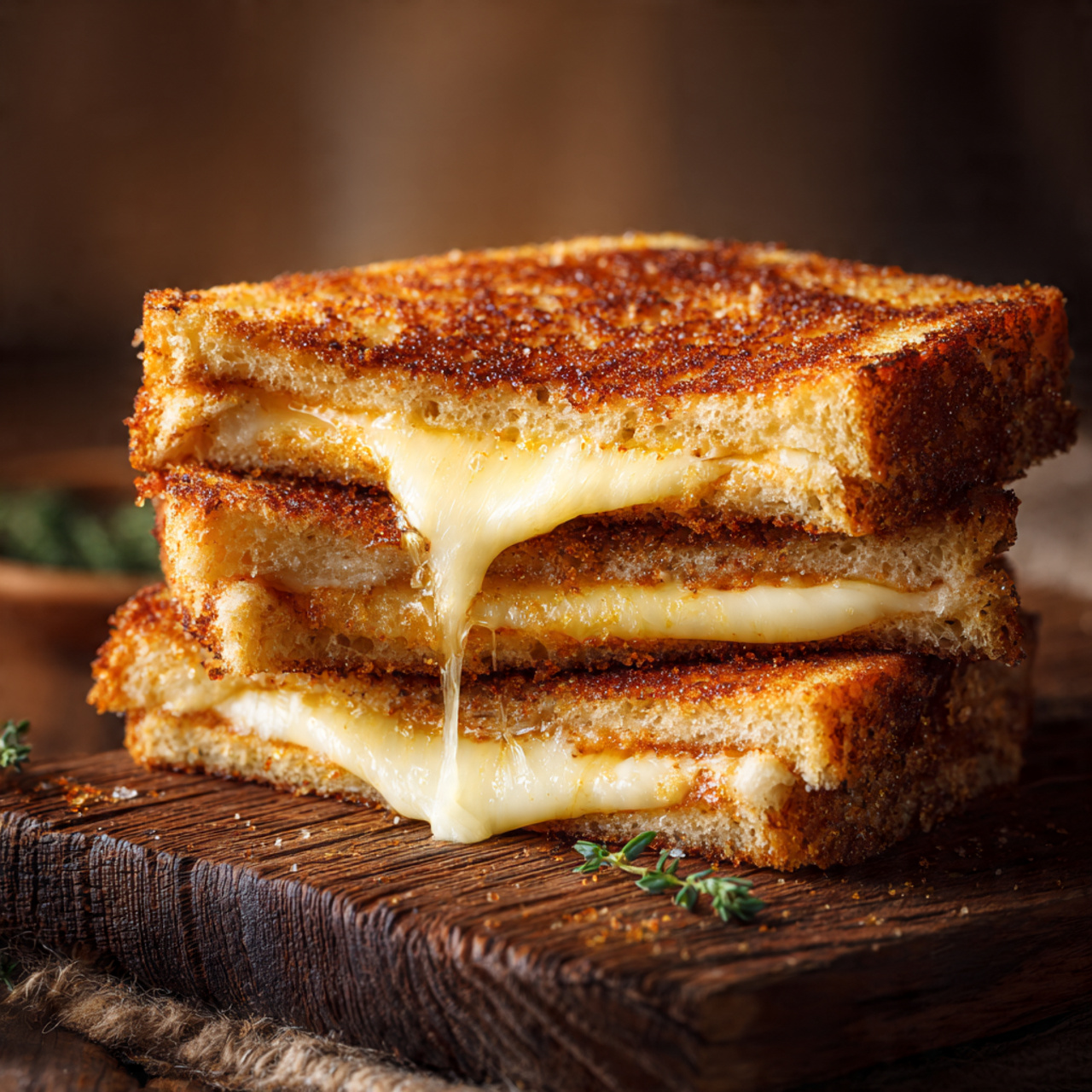 Oven Grilled Cheese